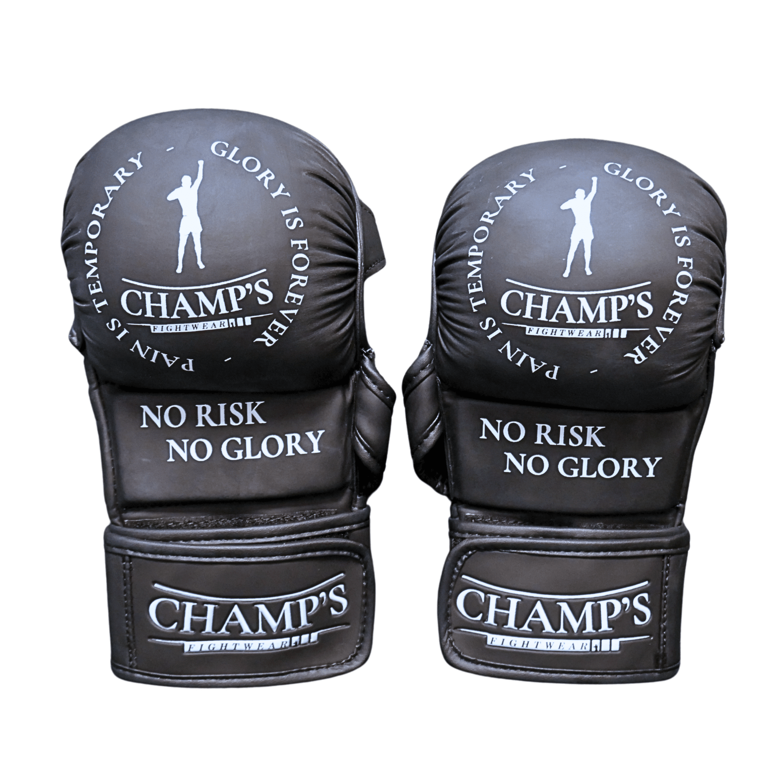Champs MMA Gloves – Matt Black Edition - Image 2