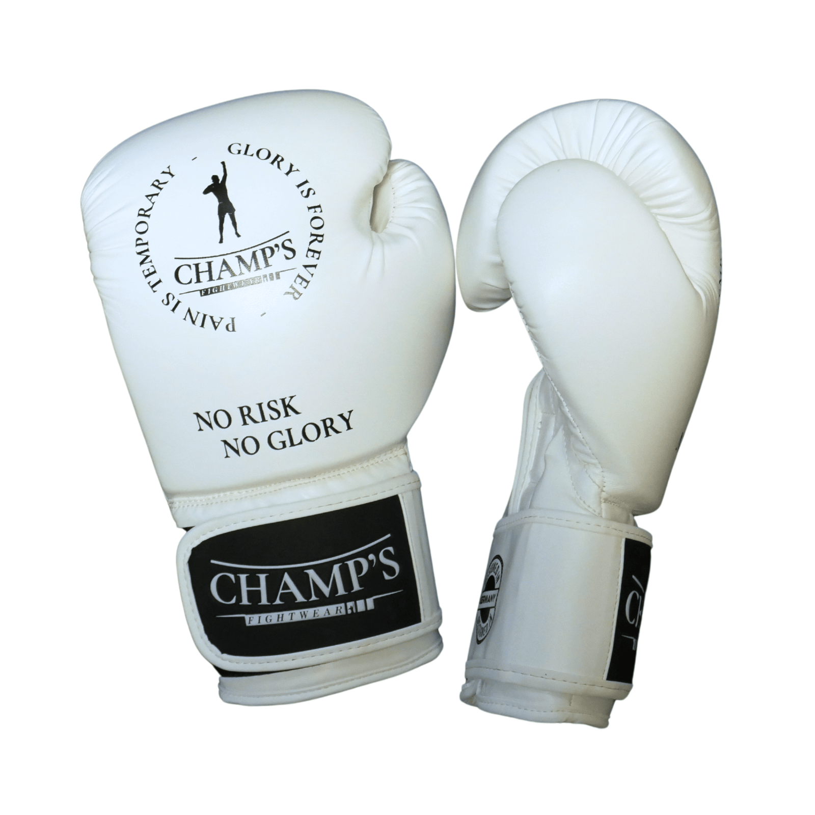 champs fightwear white boxing glove