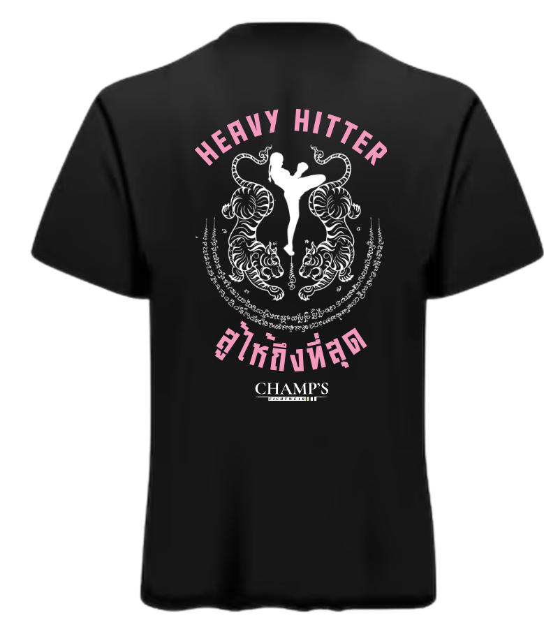 Heavy Hitter – Champs Fightwear T-Shirt (Pink)