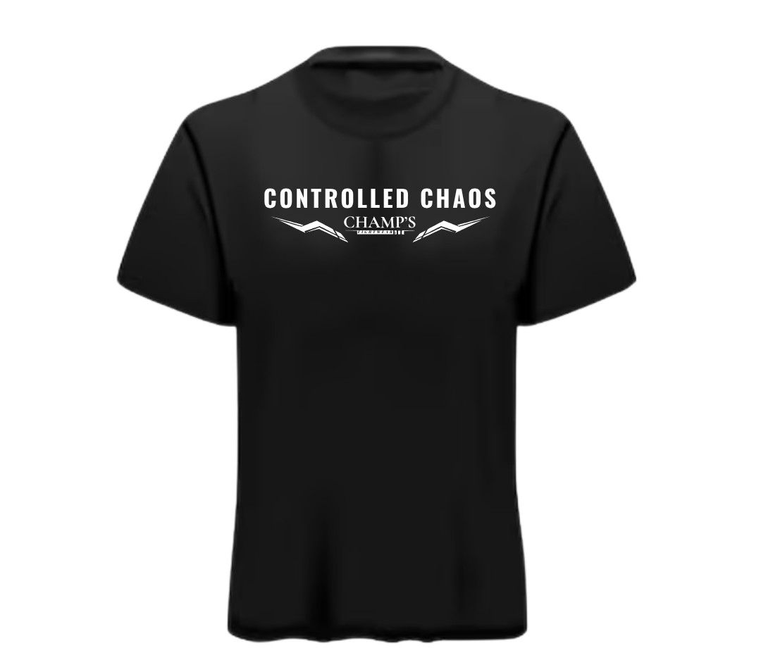 Champs FIGHTWEAR Controlled Chaos black Shirt