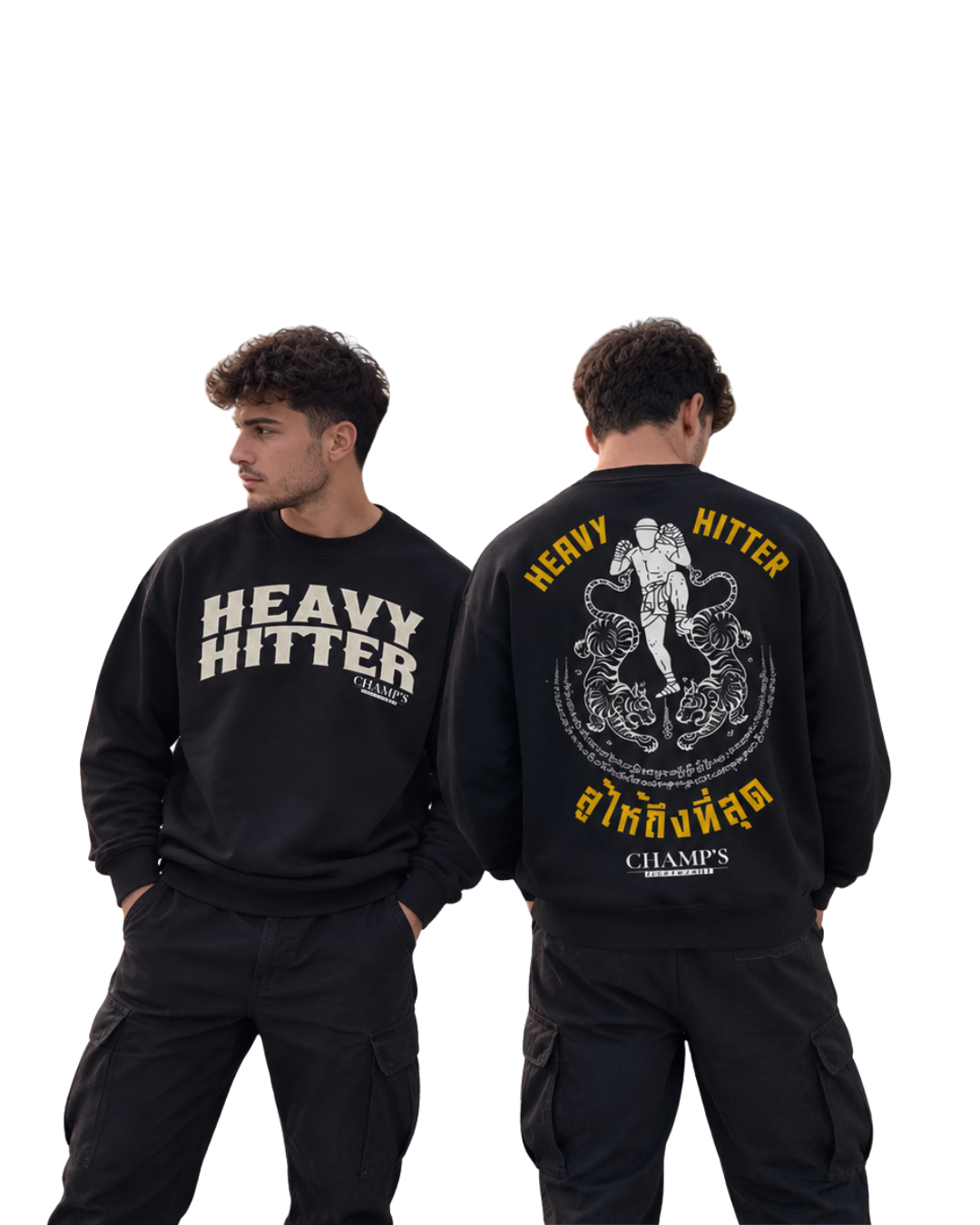 Golden sweatshirt - Champs fightwear