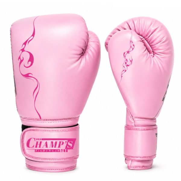 Pink boxing gloves Champs fightwear